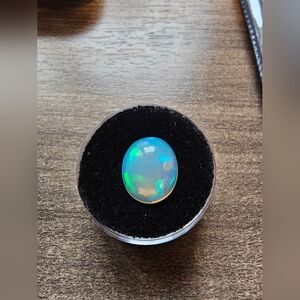 Appraised 4.20 cts Natural Welo Opal Loose Gemstone